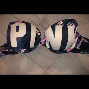 PINK Victoria’s Secret Palm Tree Printed Bra
